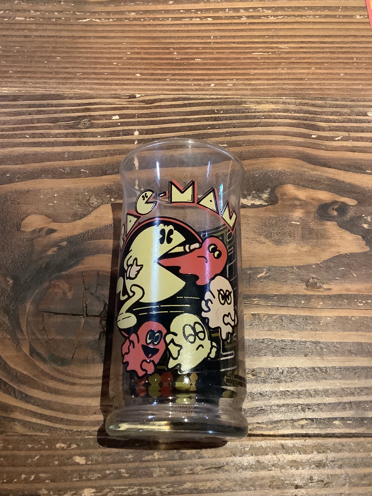Vintage Glassware - Vintage 1982 PAC-MAN Glass Cup