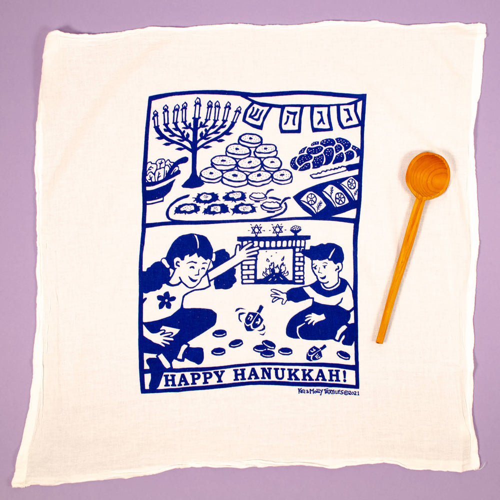 Kei & Molly - Tea Towel - Hanukkah