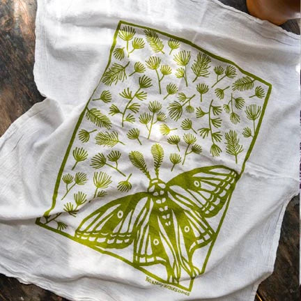 Kei & Molly - Tea Towel - Moth