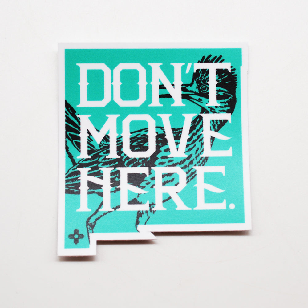 Metal - "Don't Move Here" Sticker