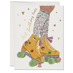 Red Cap Cards - Greeting Card - “Roller Skate Birthday”