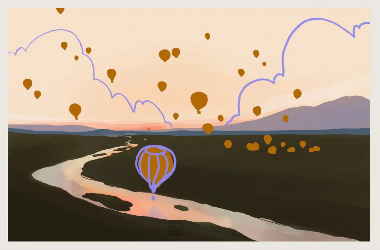 Fenn Fire Studio - Postcards - Sunrise Balloons