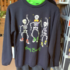 Flyby Provisions - Vintage Clothing - Funny Bones l/s tee