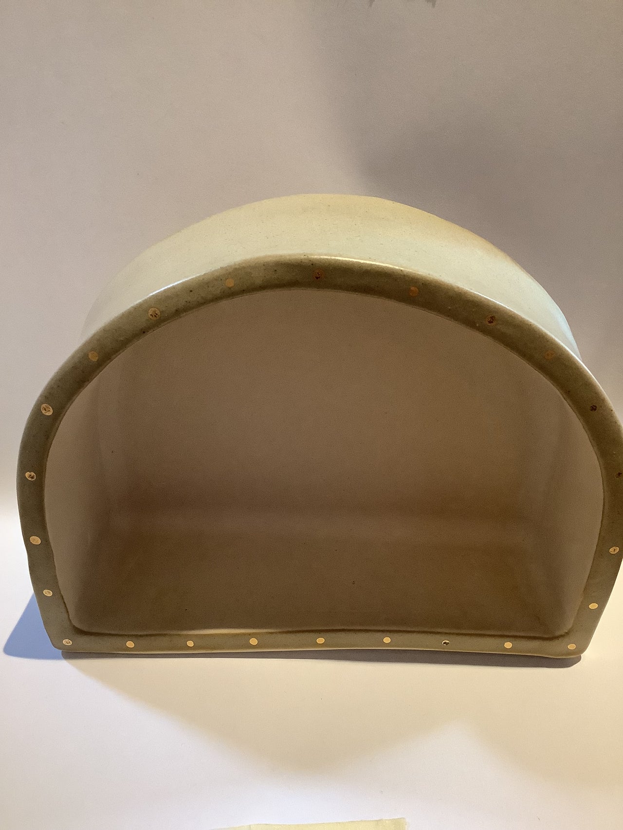 Ceramics By Marissa Wood - Ceramic Nicho Altar - Green & Gold