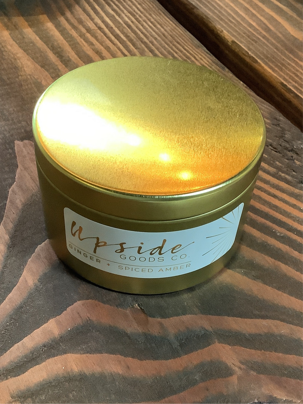 Upside Goods Co. -  Ginger + Spiced Amber - Small (5 oz)