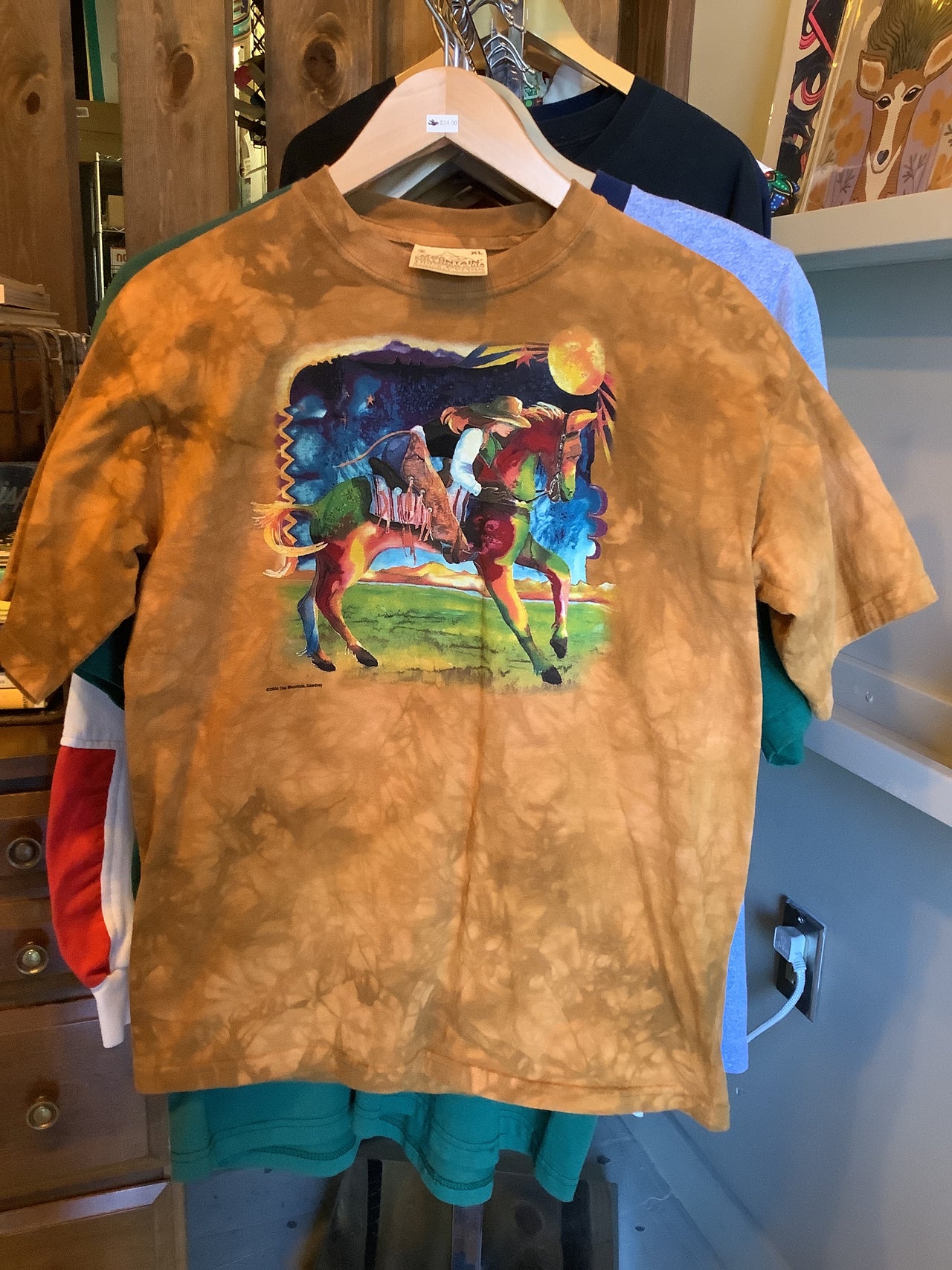 Apple Vintage - Vintage Clothing - Vintage The Mountain Cowgirl tee