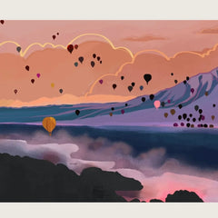 Fenn Fire Studio - Postcards - Balloon Fiesta by the Rio Grande
