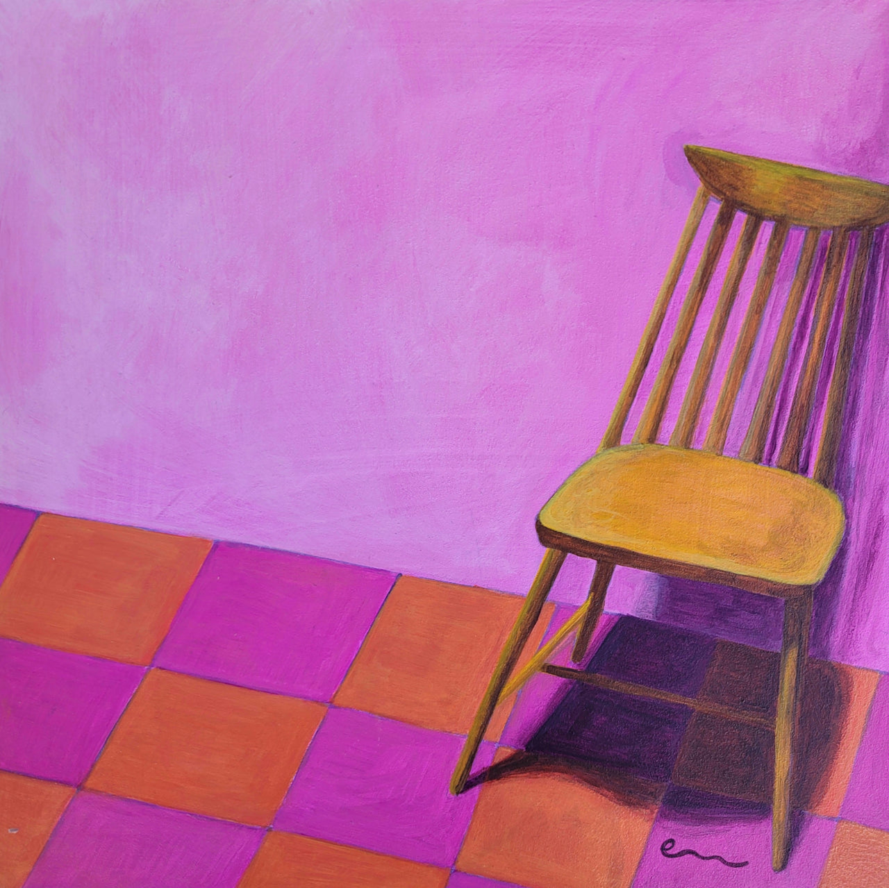 Emily Bharatiya - Original Artwork - No. 14 Chairs and Shadows Series