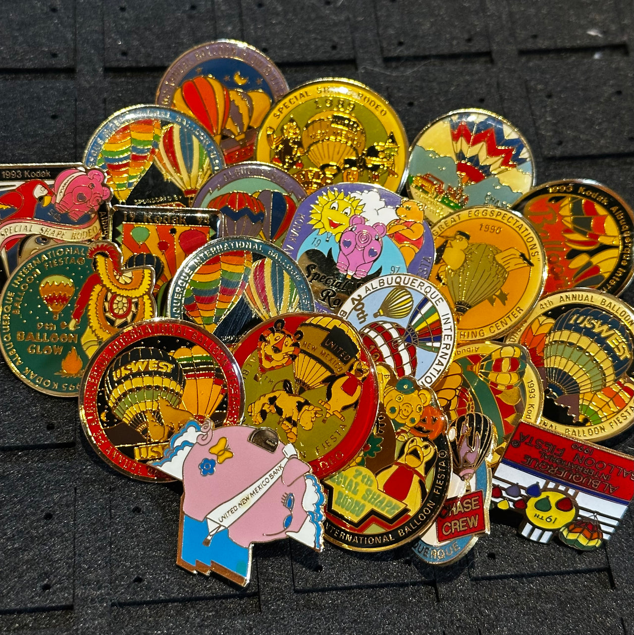 Vintage Collectable Balloon Fiesta Pins