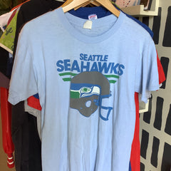 Flyby Provisions - Vintage Clothing - Vintage Seattle Seahawks tee