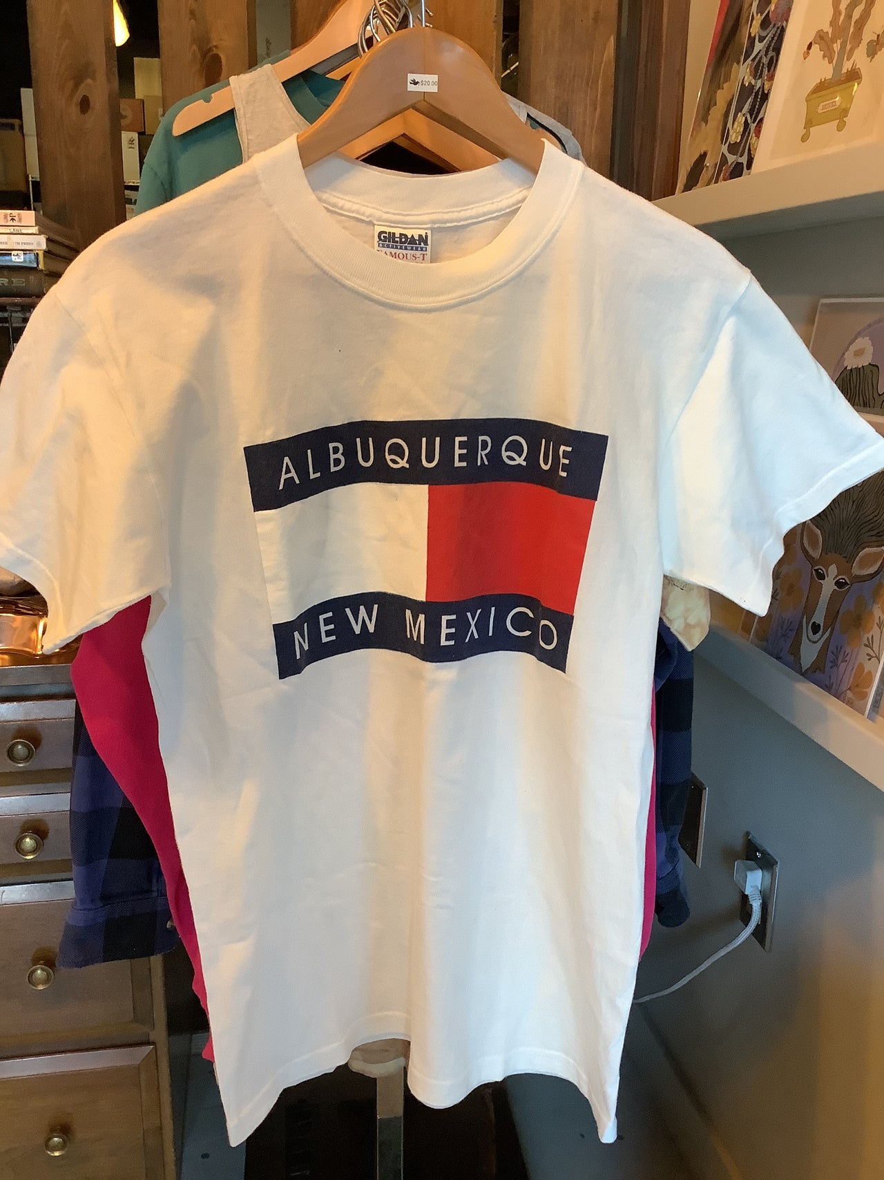 Vintage Clothing - 90s ABQ NM Tommy Inspired logo tee M