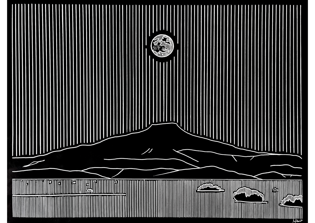 Lapis Room - Mari Mathieu - Original Art “Moon Joy"