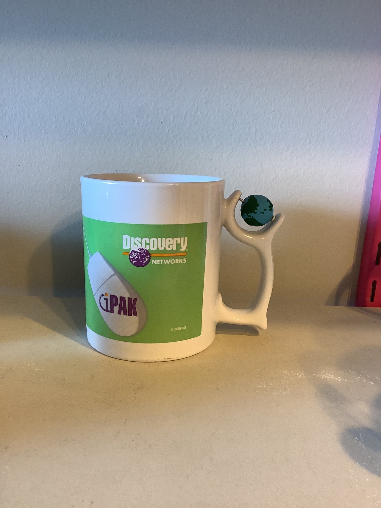 Vintage Glassware -  Vintage 2000 Discovery Network Mug
