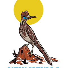 Roadrunner & Sun Sticker