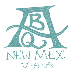 Albuquerque Signature Design Postcard - Blue