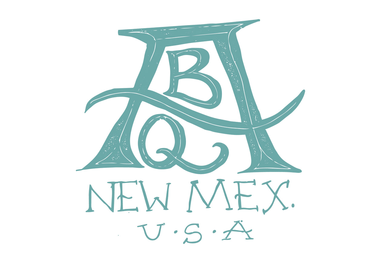 Albuquerque Signature Design Postcard - Blue