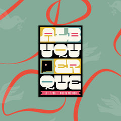 Albuquerque Collage Vinyl Sticker