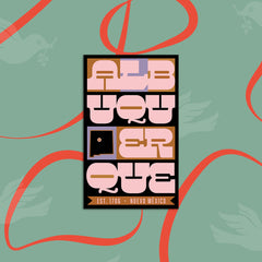 Albuquerque Collage Vinyl Sticker
