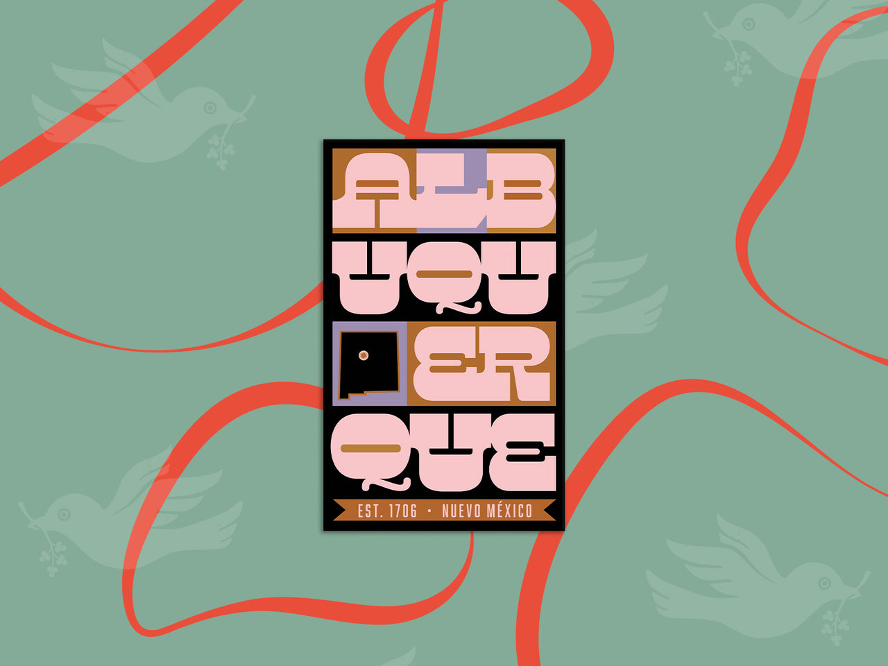 Albuquerque Collage Vinyl Sticker