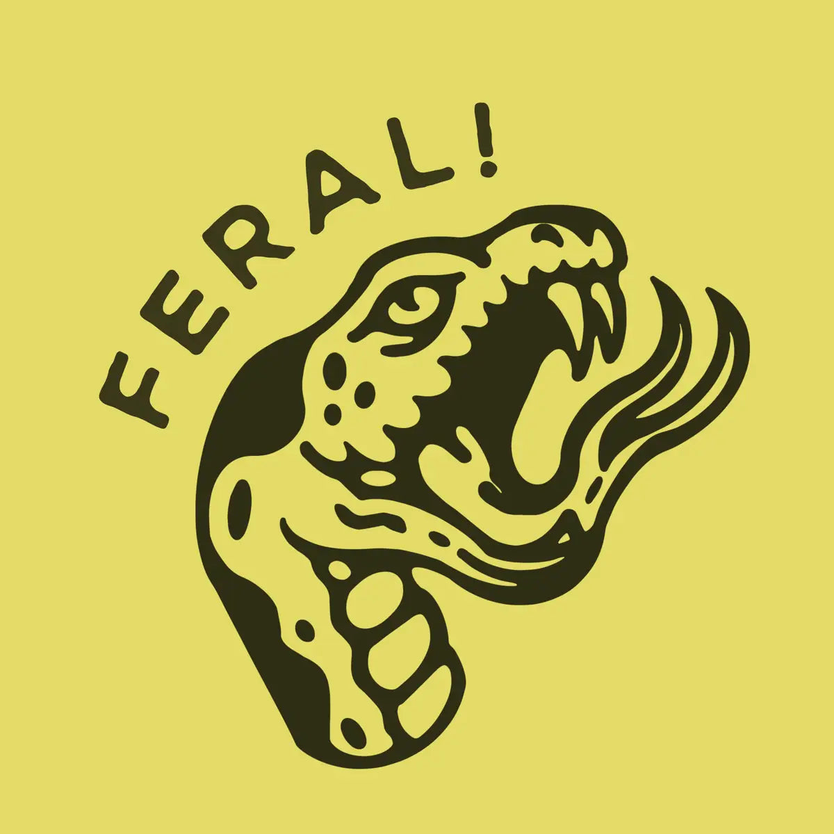 Brass Earth - Feral! Snake Giclee Print 8x10