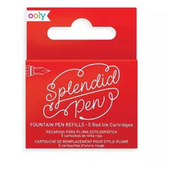 Ooly - Fountain Pen Ink Refill (Red)