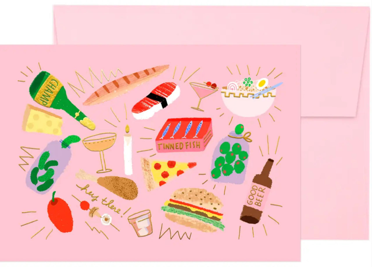 Carolyn Suzuki - Gastronomy Flat Notecard