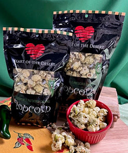 Heart of the Desert - Green Chile Pistachio Caramel Popcorn (6 oz)