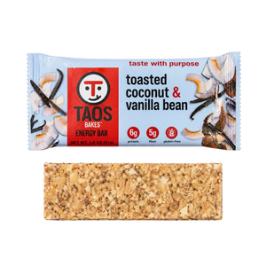 Taos Bakes Energy Bar - Toasted Coconut & Vanilla Bean
