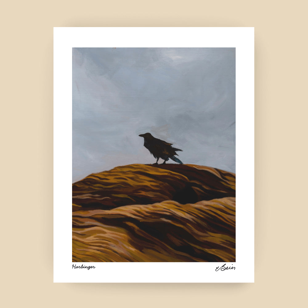 Elizabeth Beier - Painting the Southwest - Harbinger Print - Large