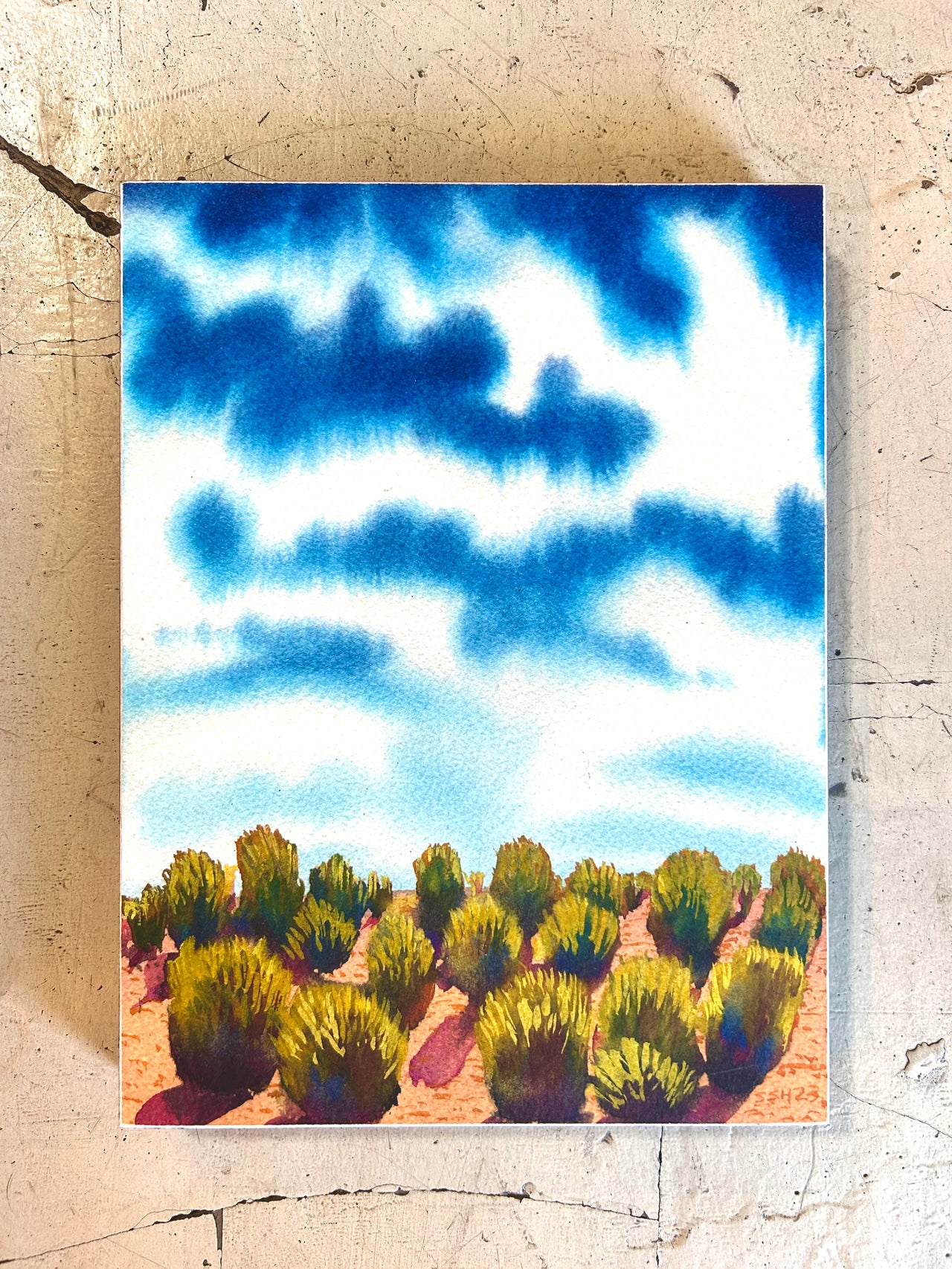 Sean Hudson - Watercolor - Acid Wash