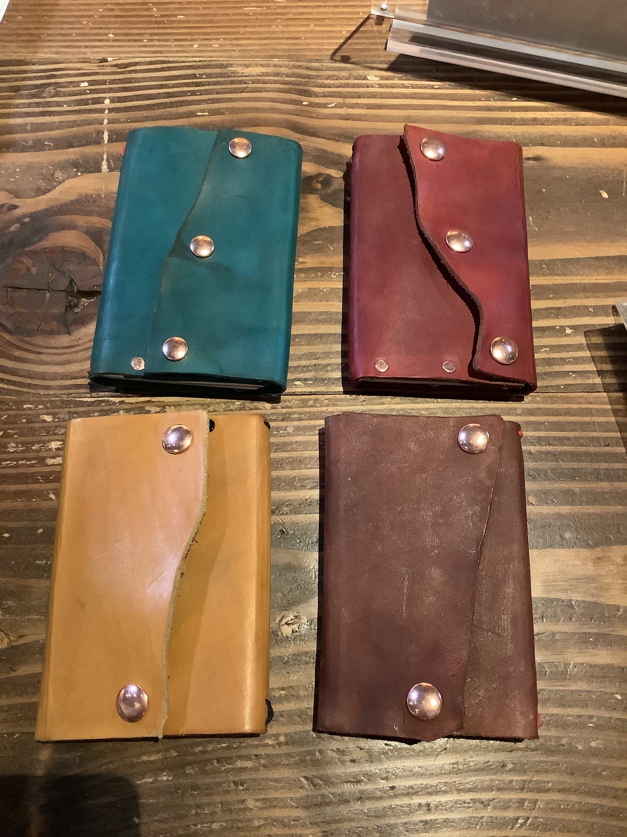 Trashwood Leather Snap Notebook