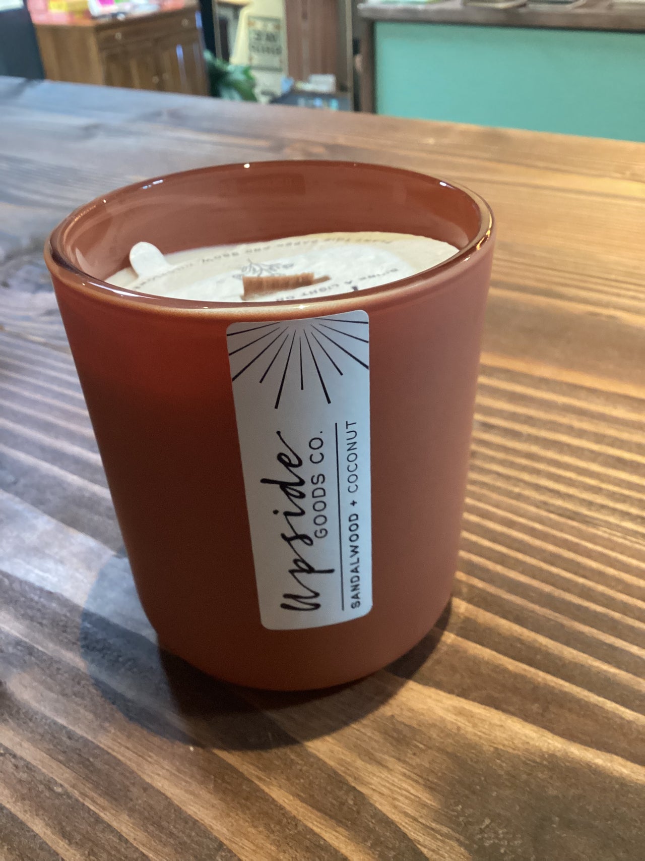 Upside Goods - Sandalwood & Coconut Candle - Large (12 oz)