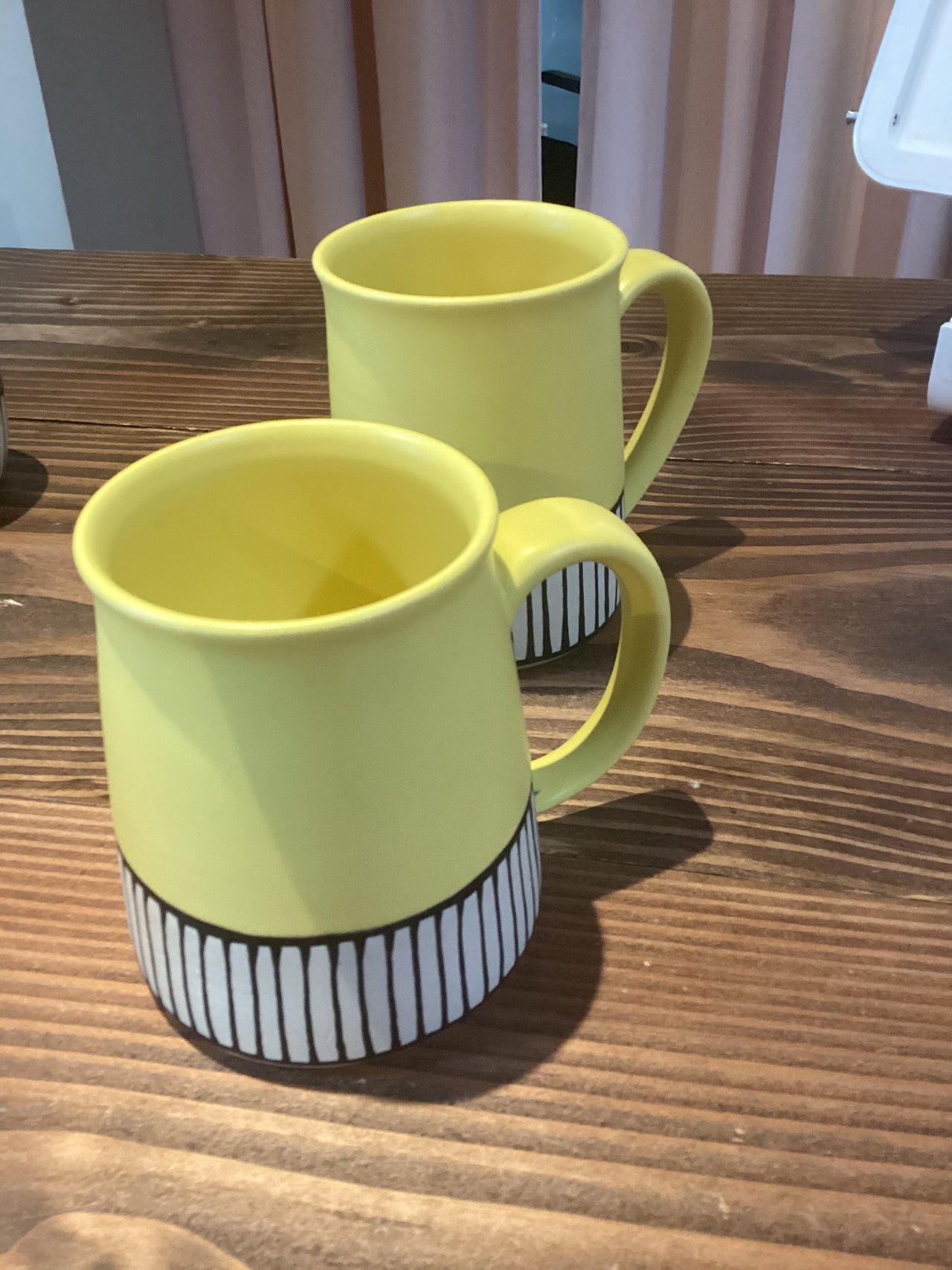 Michelle Burford - Large Striped Mugs
