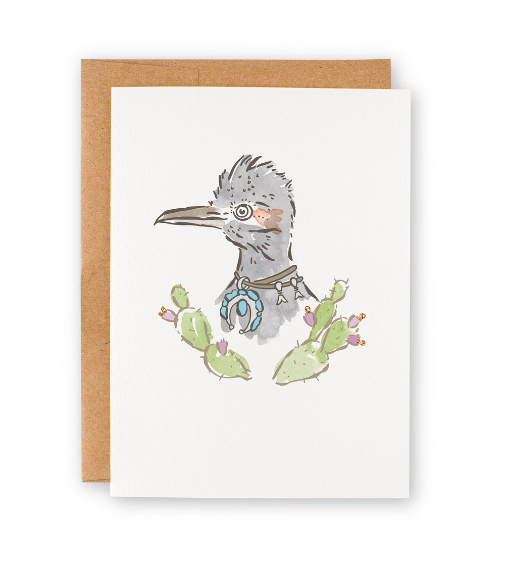 Nicky Ovitt - Roadrunner Greeting Card