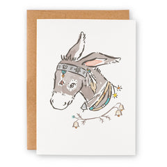 Nicky Ovitt - Donkey Greeting Card