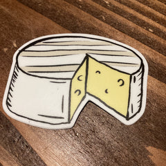 Vivian Page - Sticker - Cheese