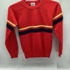 Apple Vintage - Apparel - Red Sweater w/ yellow and black stripes