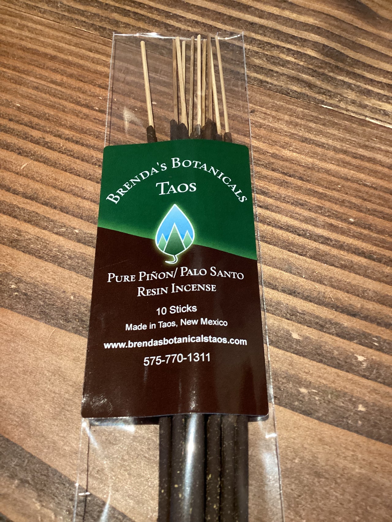 Brenda’s Botanicals - Resin Incense 10pk - Pinon & Palo Santo