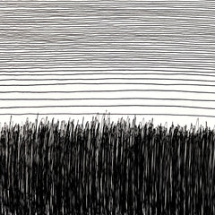 Linear (scribble series), 6 x 6"