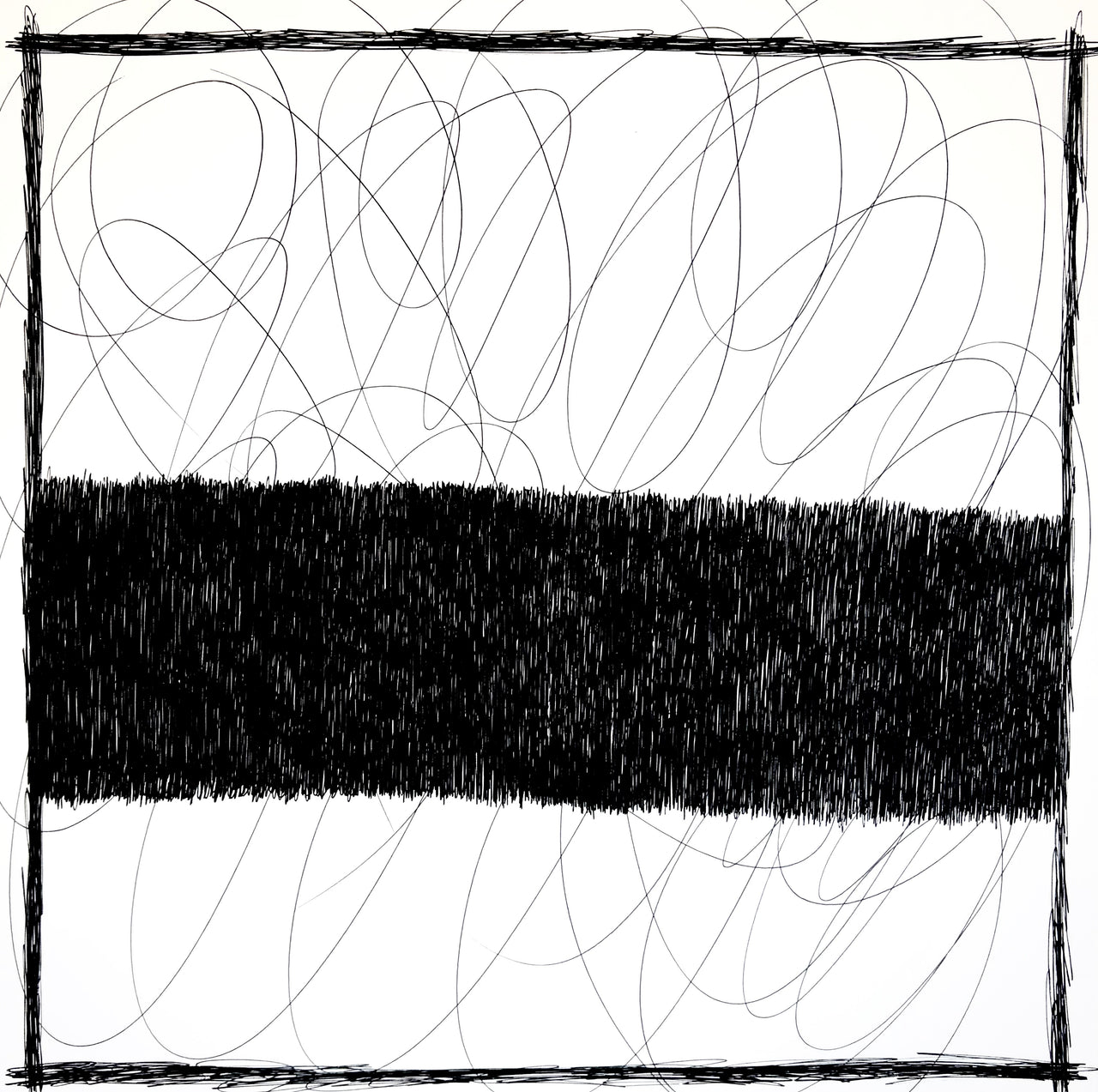 Covered (Scribble Series) 12”x12”