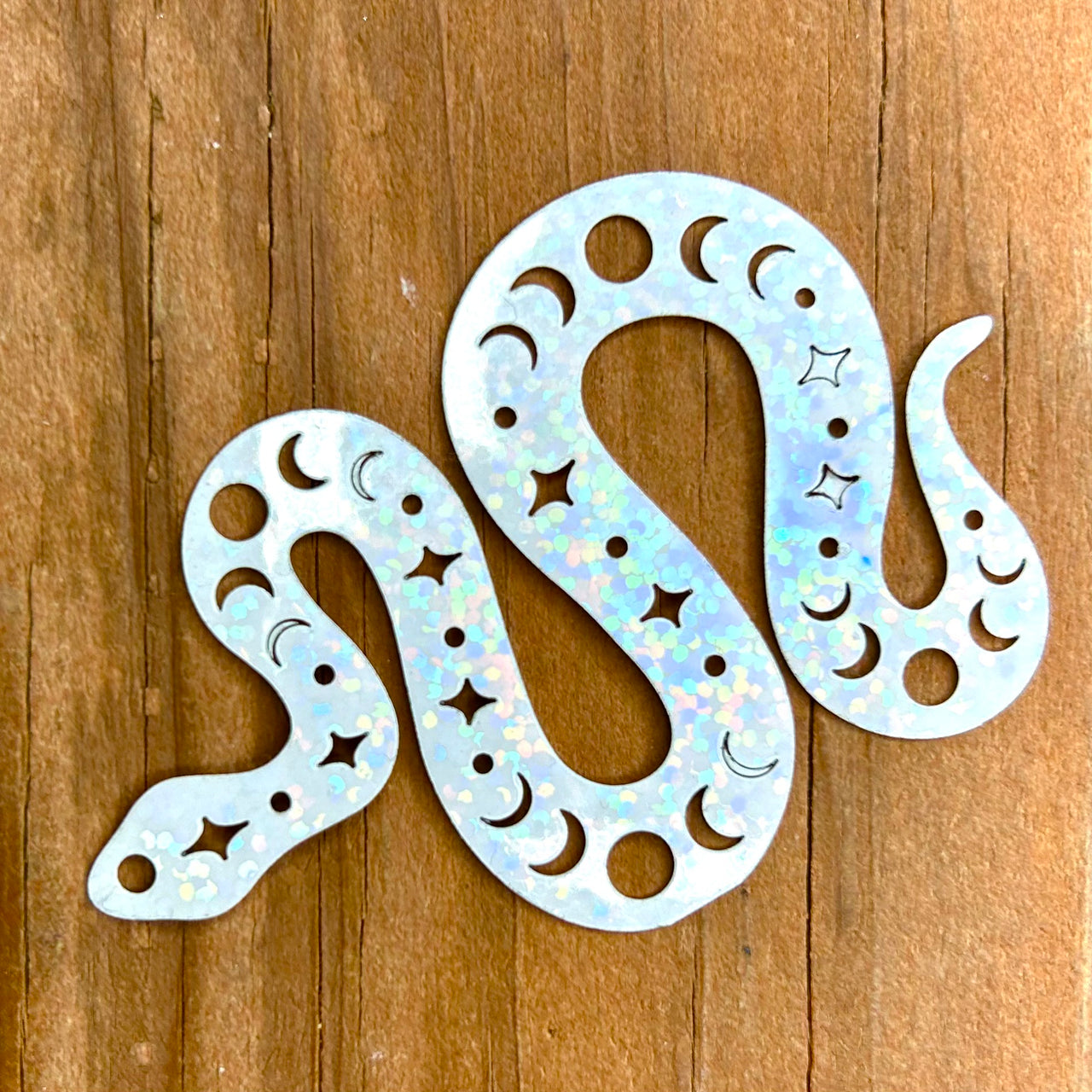 Glitter Snake Sticker