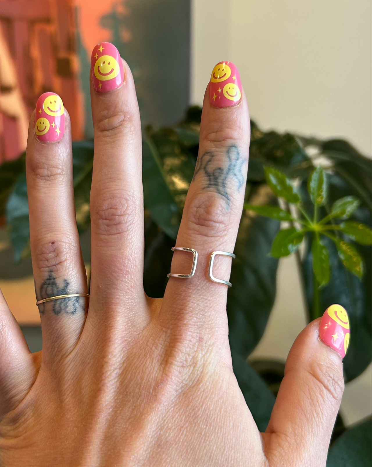 One Seed Design -35th Silver Parallel Ring - FB005