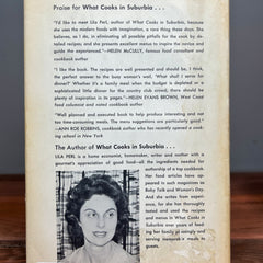 Flyby - Vintage book - "What Cooks in Suburbia", Lila Perl