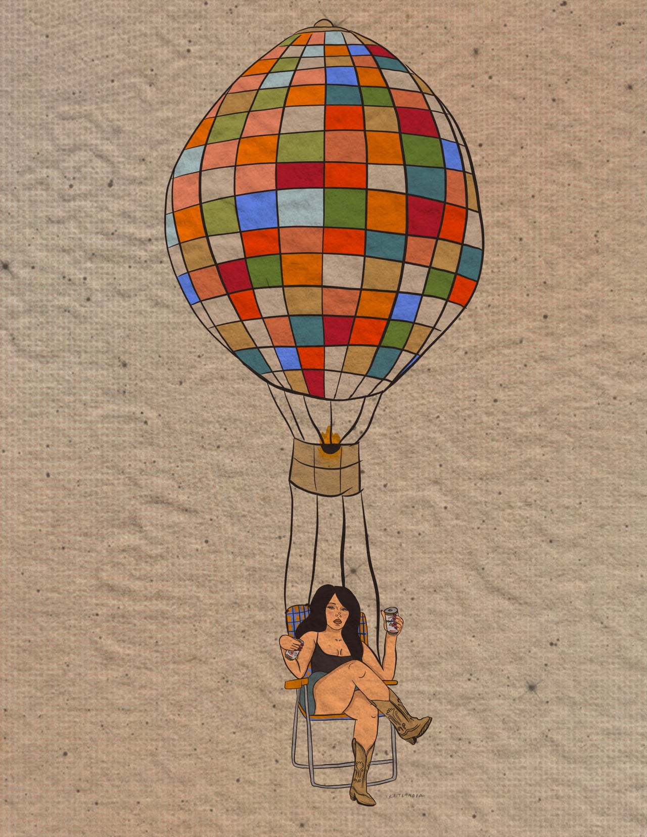 Print - Sky of Diamonds