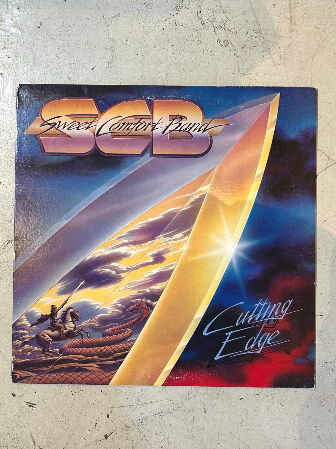 Flyby Provisions- Vintage Vinyl Record - “Cutting Edge”, Sweet Comfort Band