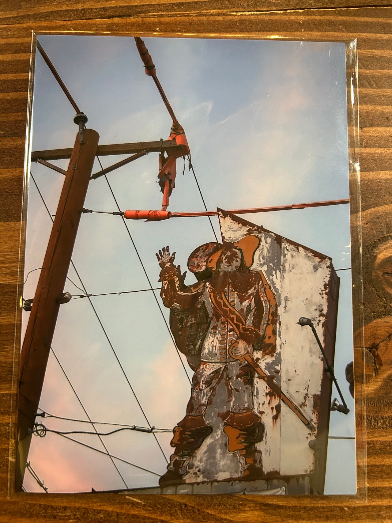 Mark Wade - 5x7 Photo Print - Conquistador with Power lines