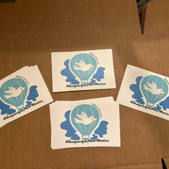 Flyby Provisions - Balloon Postcard