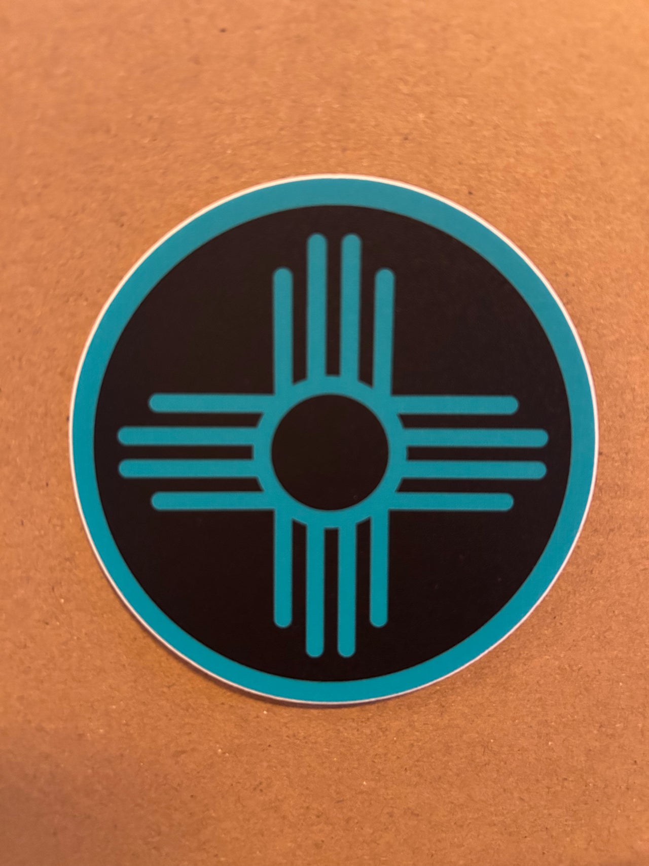 Metal the Brand - Sticker - Zia (Black & Turquoise)