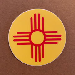 Metal the Brand - Sticker - Zia (Red & Yellow)