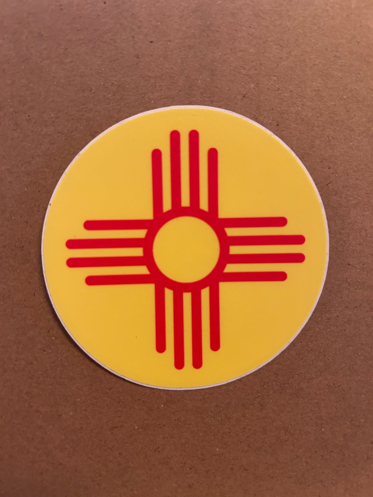 Metal the Brand - Sticker - Zia (Red & Yellow)